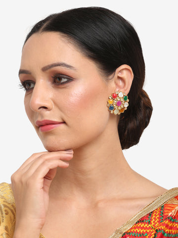 Multi Kundan Studs