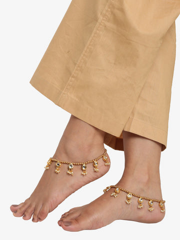 Gold Anklets (set of 2)