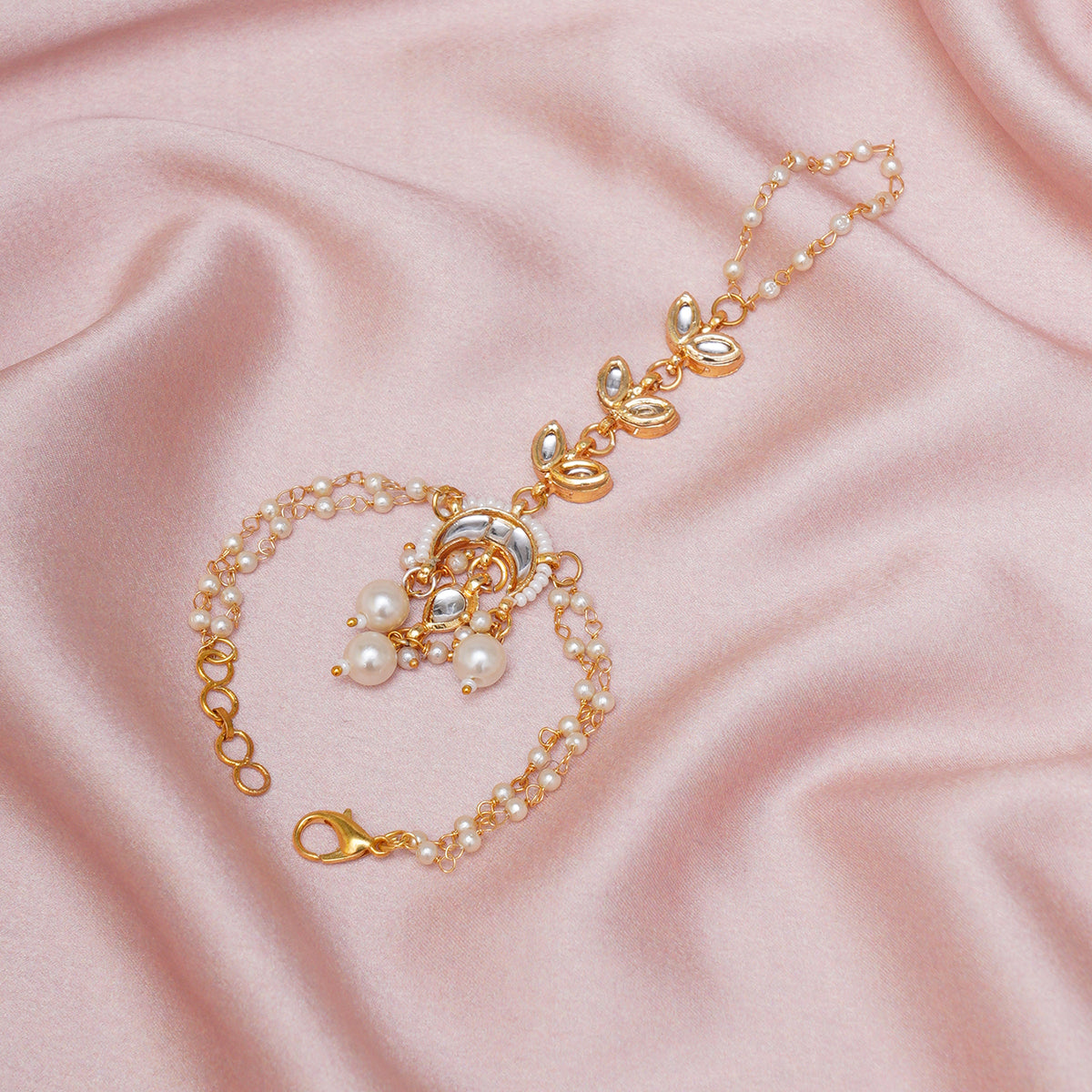 Ruby Raang = Kundan Haath Phool for Kids