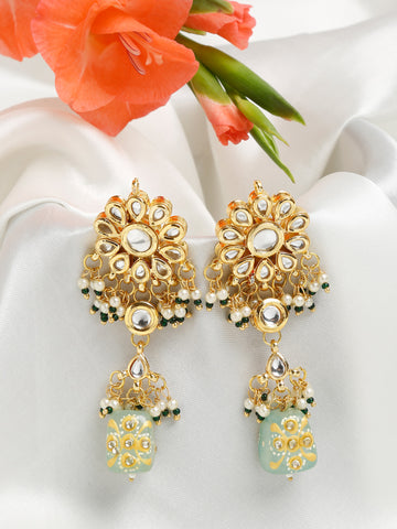 Ethnic Stone Kundan Earrings