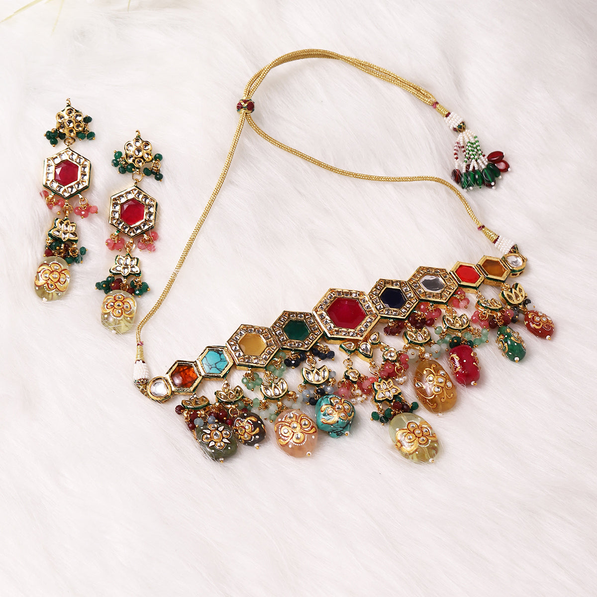 antique royal kundan bridal jewellery