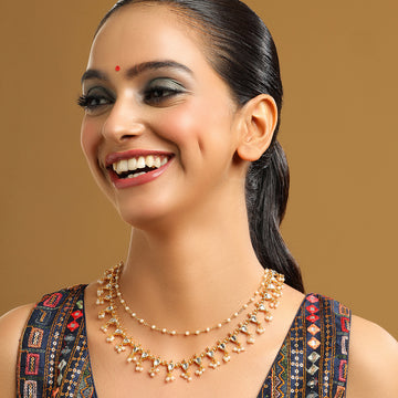 Kundan and Pearl Necklace