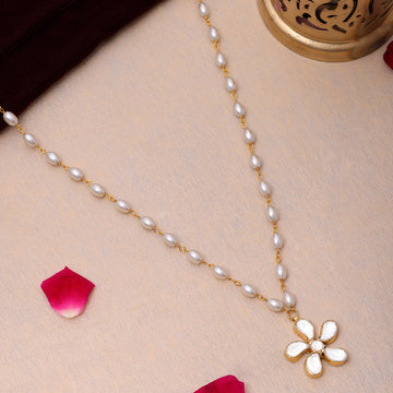 Flower Kundan Necklace