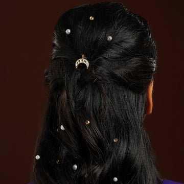 Half Moon Hair Jewelry