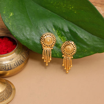 Gold Dangler Earrings