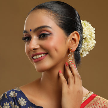 Gold Dangler Earrings