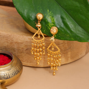Gold Dangler Earrings