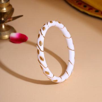 White Traditional Bangle