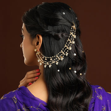 Pearl Ear Chains (set of 2)