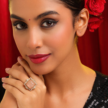 Ruby Raang Diamond Crystal ring
