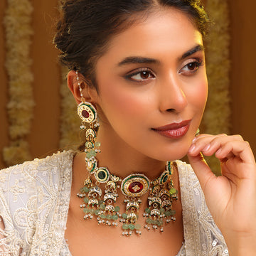 Ruby Raang Royal Choker set