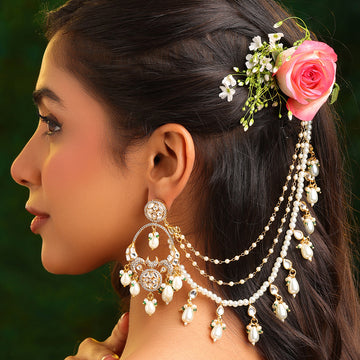 Ruby Raang Rajkumari Kaan chain - Earrings not included