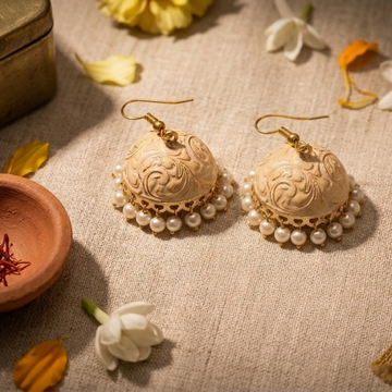 Roshni Pearl Jhumka