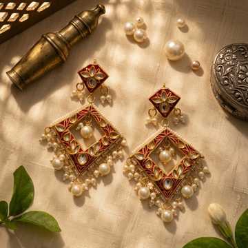 Shahi Kundan Chandbali