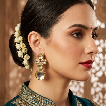 Aaina Polki Stud
