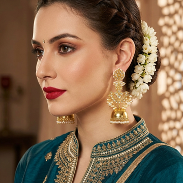 Nazrana Kundan Jhumka