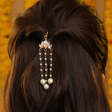 Ruby Raang Lotus Hair Brooch