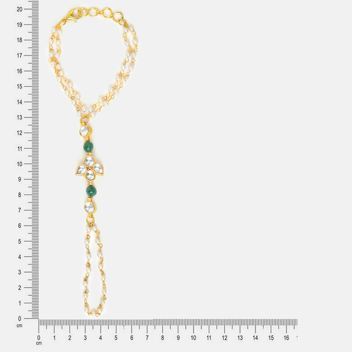 Handlet Chain Ruby Raang Handlet Set with pearl chains (2'6)