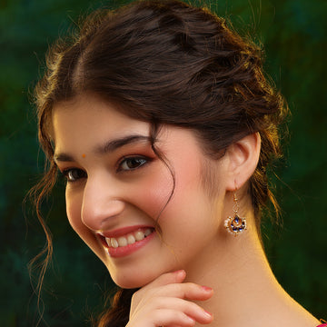 Ruby Raang Nazakat Antique Earrings