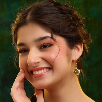 Ruby Raang Suhana Chaand Earring