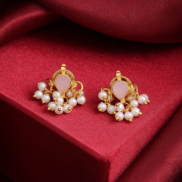 Motiyaar Pearl Cluster Ear Climber – Simar Collection | Ruby Raang