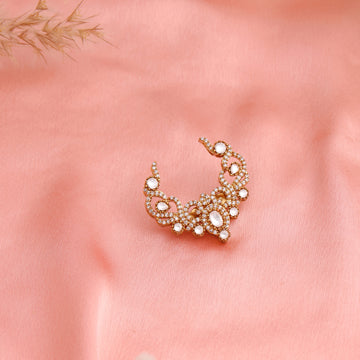 Roshni Kalgi Pave Crescent Hair Pin