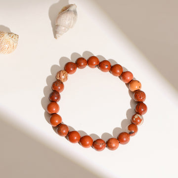 Red Jasper Elastic Bracelet