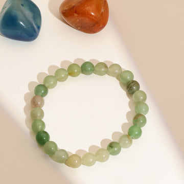 Green Avanturine Beads Elastic Bracelet