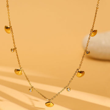 Gold Plated Necklace by Ruby Raang
