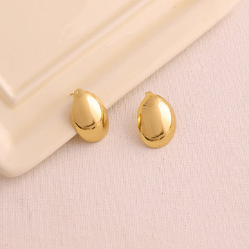 Golden Drop Earrings by Ruby Raang