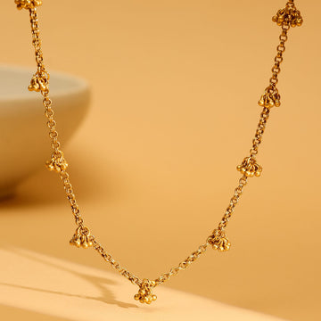 Ruby Raang's Brass Antique Polish Necklace