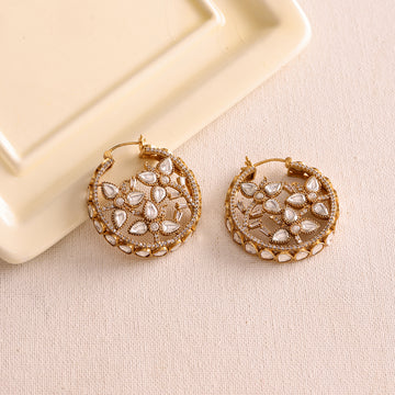 Ruby Raang Moissanite Diamond Earrings