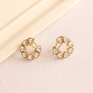 Ruby Raang Moissanite  Earrings