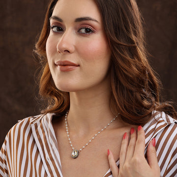 Beaded Kundan Necklace Ruby Raang