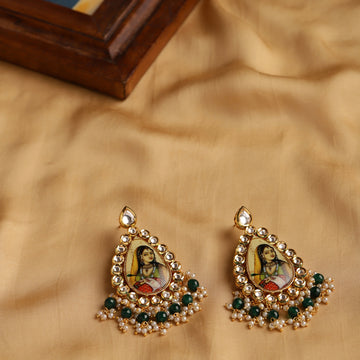 Maharani Kundan Earrings