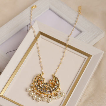 Ruby Raang Chand Kundan Necklace