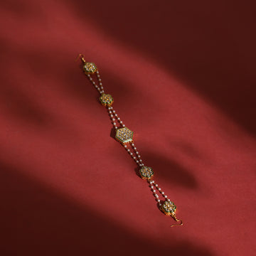 Kundan Beaded Hair Band