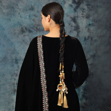 Stones with Mirror Work Parandi