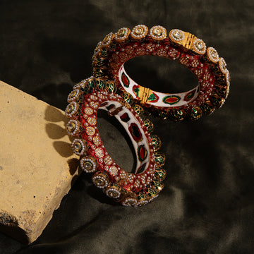 Handcrafted Heavy Bangles (set of 2) - 2'6