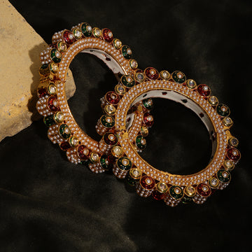 Handcrafted Heavy Bangles (set of 2) - 2'6