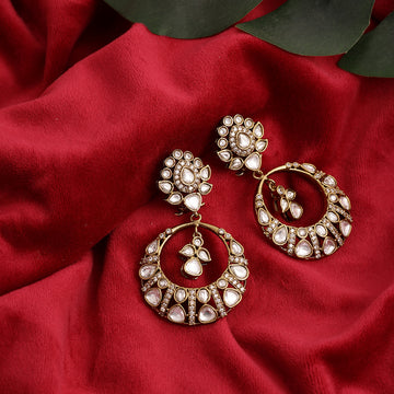 Chand Kundan Earrings