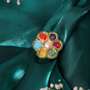 Navratan Cocktail Ring