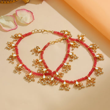 Stone Anklets (set of 2)