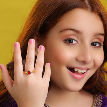Titli Kids Ruby Stone Ring