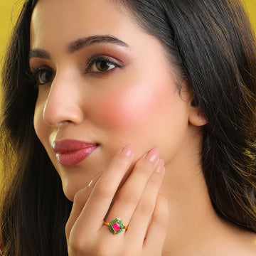 Titli Rihana Kundan Ring