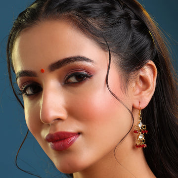 Titli Bushra Kundan Drop Earrings