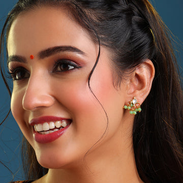 Titli Ayesha Kundan Cluster Earrings