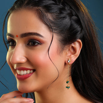 Titli Ishani Kundan Chain Earrings