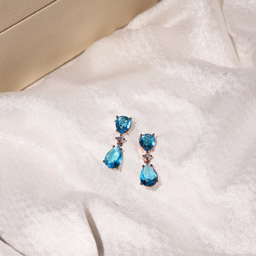 Icy Blue Earrings