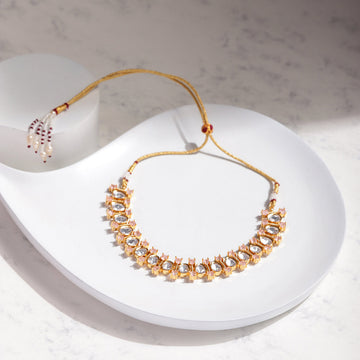 Blush Pink Stone Neckpiece
